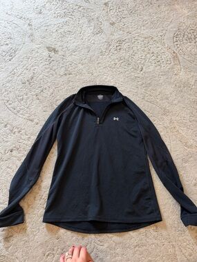 Under Armour Black Long Sleeve 1/4 Zip Pullover
